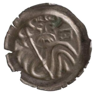 Münze, Matthiaspfennig, 16.Jh.