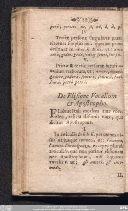 De Elisione Vocalium & Apostropho.