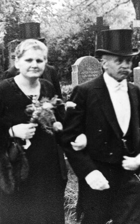 Triebischtal-Roitzschen. Neidmühle, Otto Kirchner und seine Frau, Repro