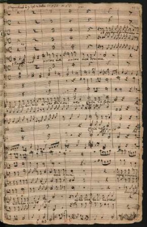 Magnificat; V (5), strings, bc; d-Moll