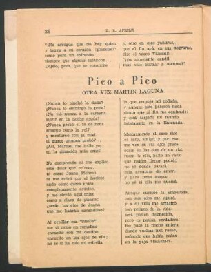 Pico a Pico