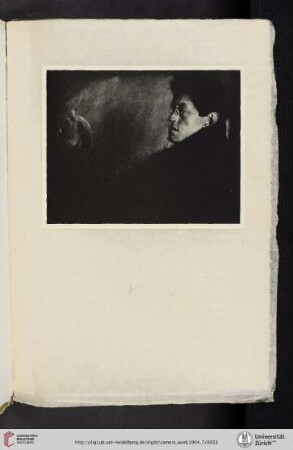 [Eduard J. [Jean] Steichen, Sadakichi Hartmann, halftone reproduction from original gum print]