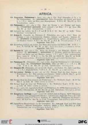 Africa (Nr. 624-664)