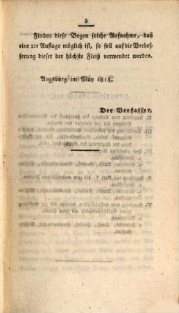 Augsburg in seiner ehemaligen und gegenwärtigen Lage