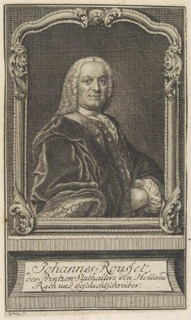 Bildnis des Johannes Rousset