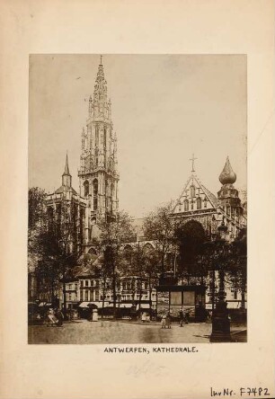 Kathedrale, Bürgerhäuser, Antwerpen: Ansicht