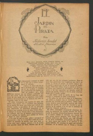 El jardín del pirata : Ilustró Macías