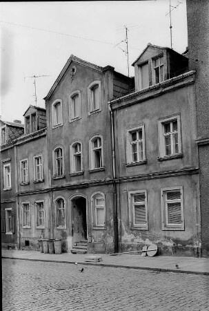 Dresden-Neustadt, Schönfelder Straße 14. Wohnhaus (um 1855). Straßenansicht
