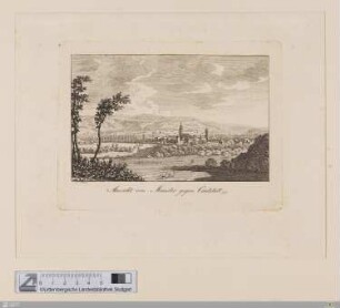 Aussicht von Münster gegen Cantstatt