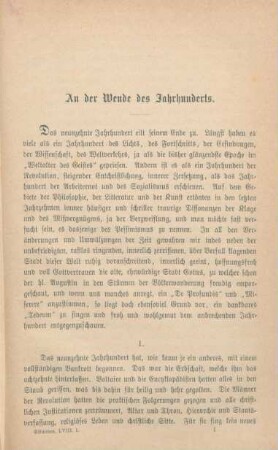 1-18 An der Wende des Jahrhunderts