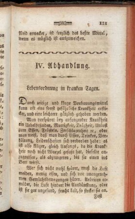 [Was für Zufälle man bey anfangender Krankheit verspüre.] - [In welchen Fällen die Pflaster schädlich werden.]