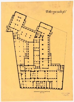 AEG-Hauptverwaltungsgebäude, Berlin: Grundriss UG 1:200