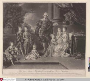 Their most Sacred Majesties George the IIId. and Queen Charlotte [Die Familie König Georg´s III. von England]