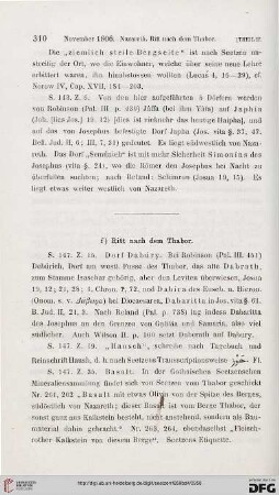 f: Ritt nach dem Thabor