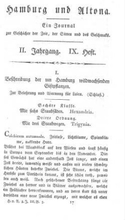 II. Jahrgang. IX. Heft