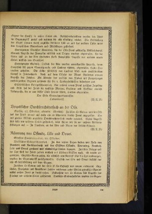 Räumung von Ostende, Lille und Douai.