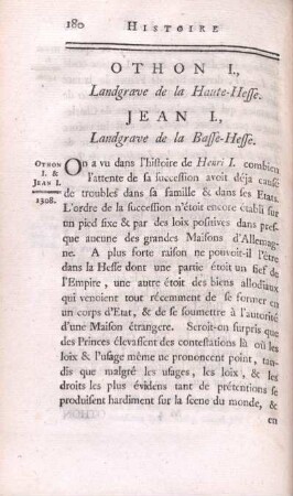 Othon I., Landgrave de la Haute-Hesse. Jean I., Landgrave de la Basse-Hesse.