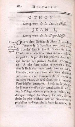 Othon I., Landgrave de la Haute-Hesse. Jean I., Landgrave de la Basse-Hesse.