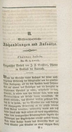 Wissenschaftliche Abhandlungen