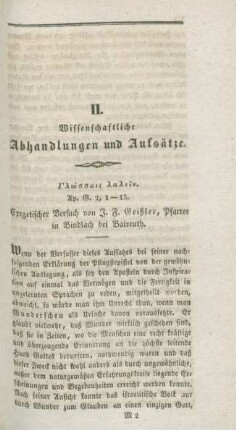 Wissenschaftliche Abhandlungen