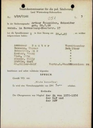 Schneider, Arthur