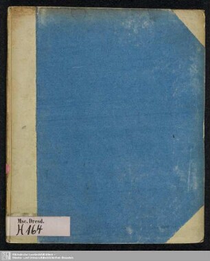 Sammelhandschrift - Mscr.Dresd.H.164