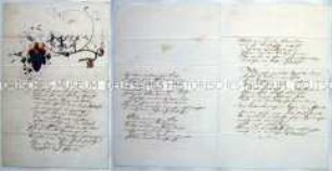 Gedicht: "Ernst zu sein ist jetzt Mode, jeder macht ein streng Gesicht..."; undatiert (um 1870)