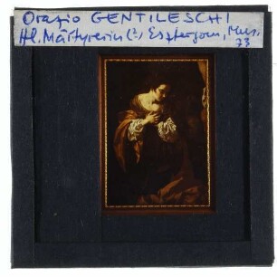 Gentileschi, Bildnis einer Märtyrerin