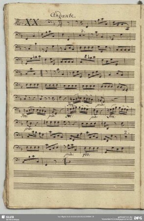 20. Anonymus, Andante, F-Dur