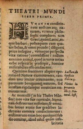 Theatrum Mundi minoris, sive humanae calamitatis
