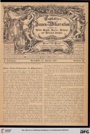 Ueber Innen-Dekoration im Allgemeinen
