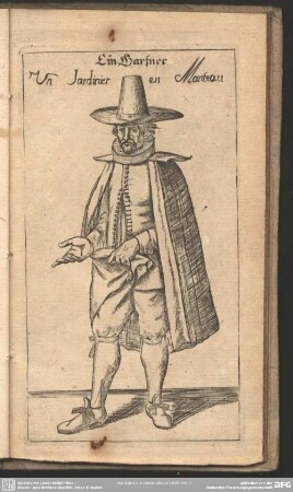 Ein Gartner Un Jardinier en Manteau