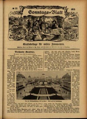 Ausgabe vom Sonntag, den 01. Juni 1913.