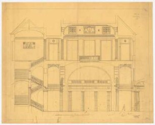 AEG-Hauptverwaltungsgebäude, Berlin: Vestibül: Wandansicht 1:25
