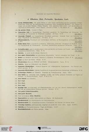 4. Elfenbein, Holz, Perlmutter, Speckstein, Lack (Nr. 340-384)