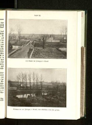 Tafel III. Kirchenruine von Flavigny le Grand, vom nördlichen Oise=Ufer gesehen.
