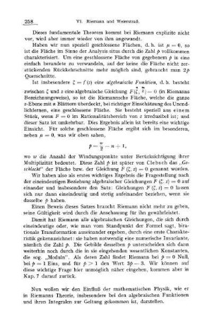 Beziehungen zur mathematischen Physik, Existenztheoreme.