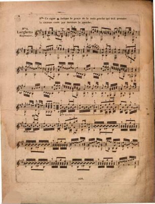 Recueil de six différens morceaux pour guitare sule : op. 99