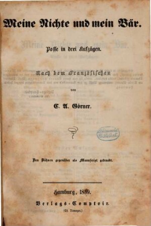 Das Theater des Auslandes. 8. 1858/59, H. 8