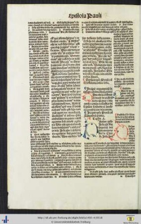 Epistola Pauli ad Timotheum prima cum postilla