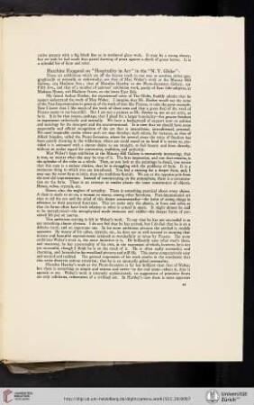 Hutchins Hapgood, Hospitality in Art [reprint from the New York Globe]