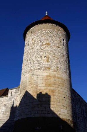 Frankreich. Bourgogne. Yonne. Auxerre. Turm Klostergebäude. Jetzt Musee d Art et Histoire