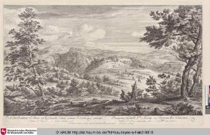 Veue du Chasteau de Ste. Anne en la franche Comté comme il se voit en y entrant; Prospectus Castelli Stae. Annae in Burgundiae Comitatu