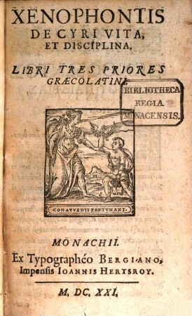 Xenophontis De Cyri Vita, Et Disciplina : Libri Tres Priores Graecolatini
