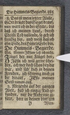 Die Himmels-Begierde.
