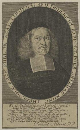Bildnis des Fridericus Rappolt