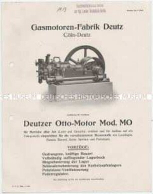 Ottomotor Modell MO