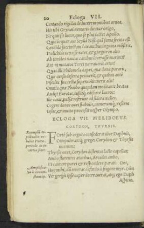 Ecloga VII. Meliboeus.