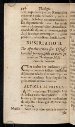 526-535, Dissertatio II
