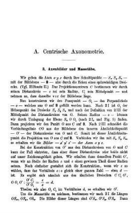 A. Centrische Axonometrie.